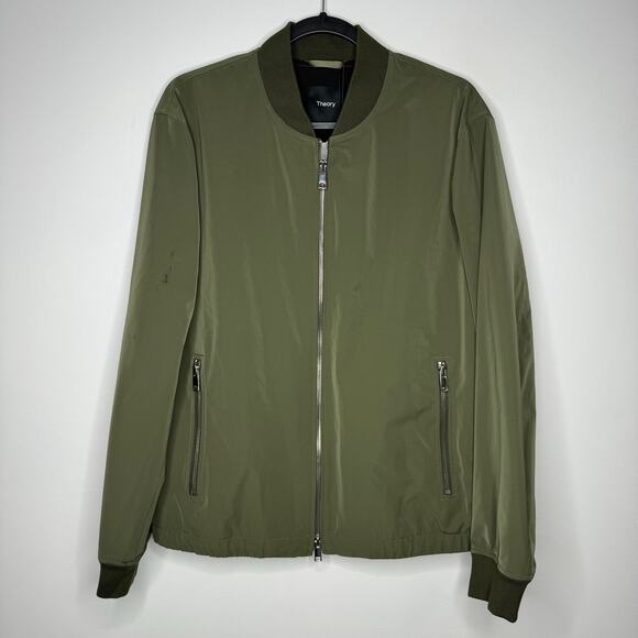 Theory Other - FLAWED NWT THEORY City Bomber Jacket Dark Olive Green Medium